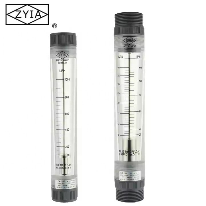 Acrylic Low Cost Tube Type Digital Clamp on Flow Meter for Water