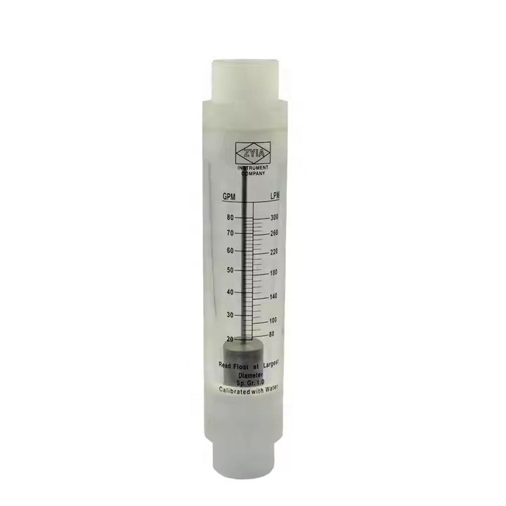 Acrylic Low Cost Tube Type Digital Clamp on Flow Meter for Water