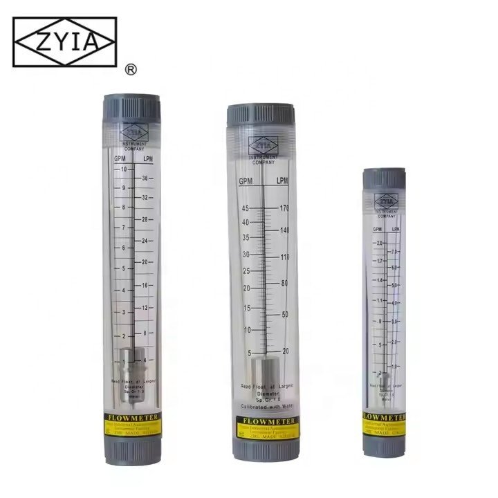 Acrylic Low Cost Tube Type Digital Clamp on Flow Meter for Water