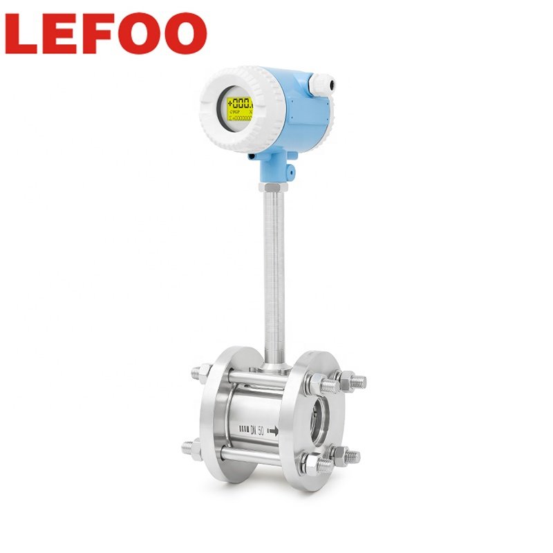 LEFOO High Quality DN15-1600 Vortex Flowmeter Digital Display Steam Air Flow Measuring Tools Vortex Flow Meter Sensors