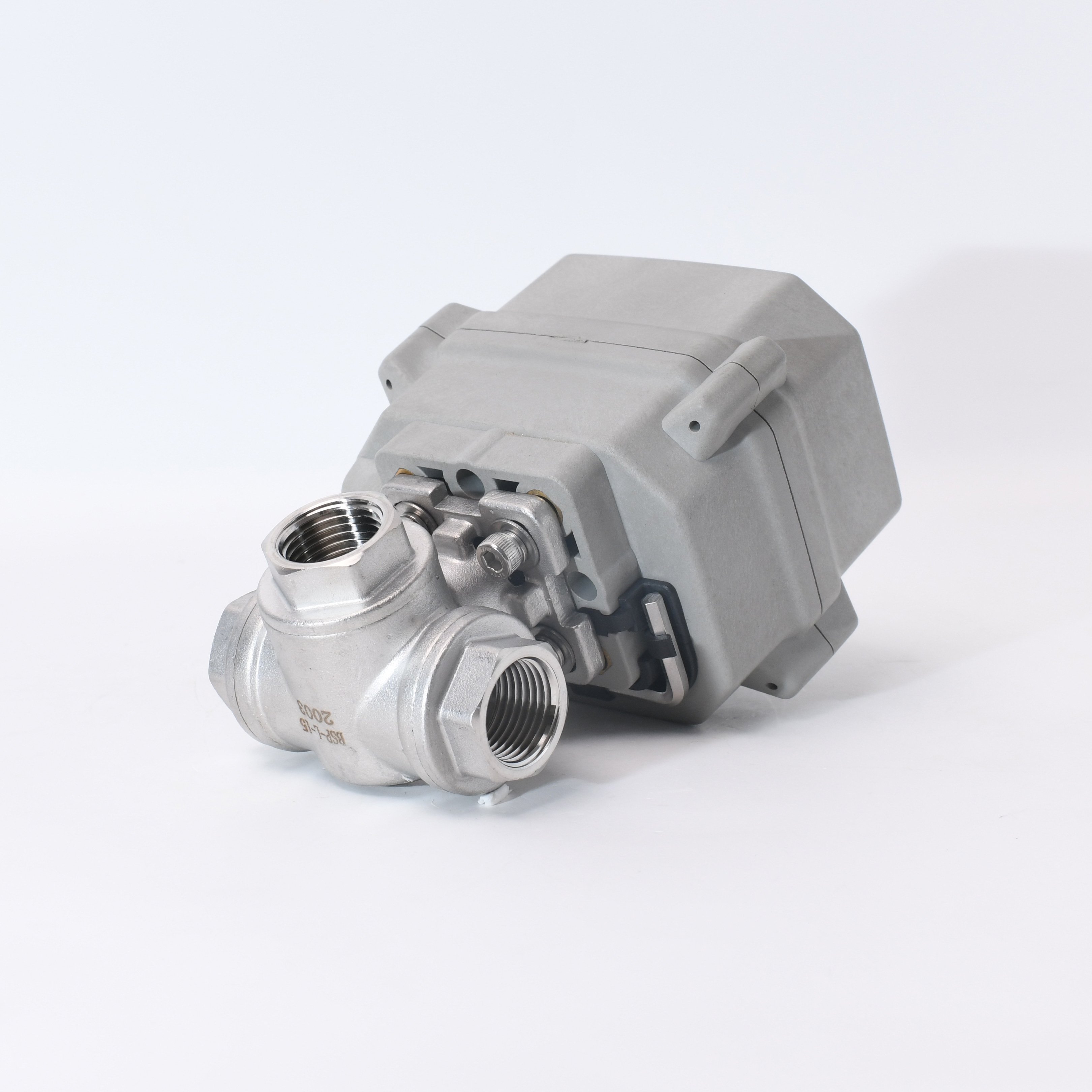 TONHE 3 Way 24V 12V DC Normally Closed High Pressure Water air 1/2" DN15 Stainless Steel Solenoid Valve Flow control device