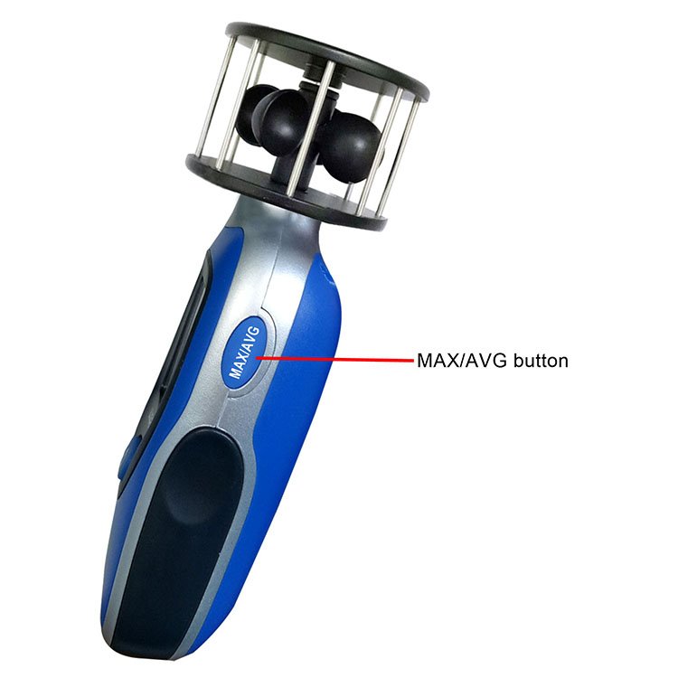 Digital Wind Meter Anemometer Air Wind Speed Meter Air Volume Measurer Air Humidity Flow Meter