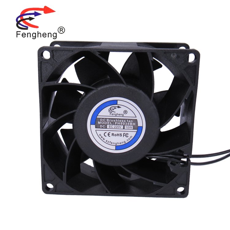 12v 24v 48v Industrial Brushless DC Fan 80mm 80x80x38mm 8cm High Speed Ventilation Cooling Fans 8038