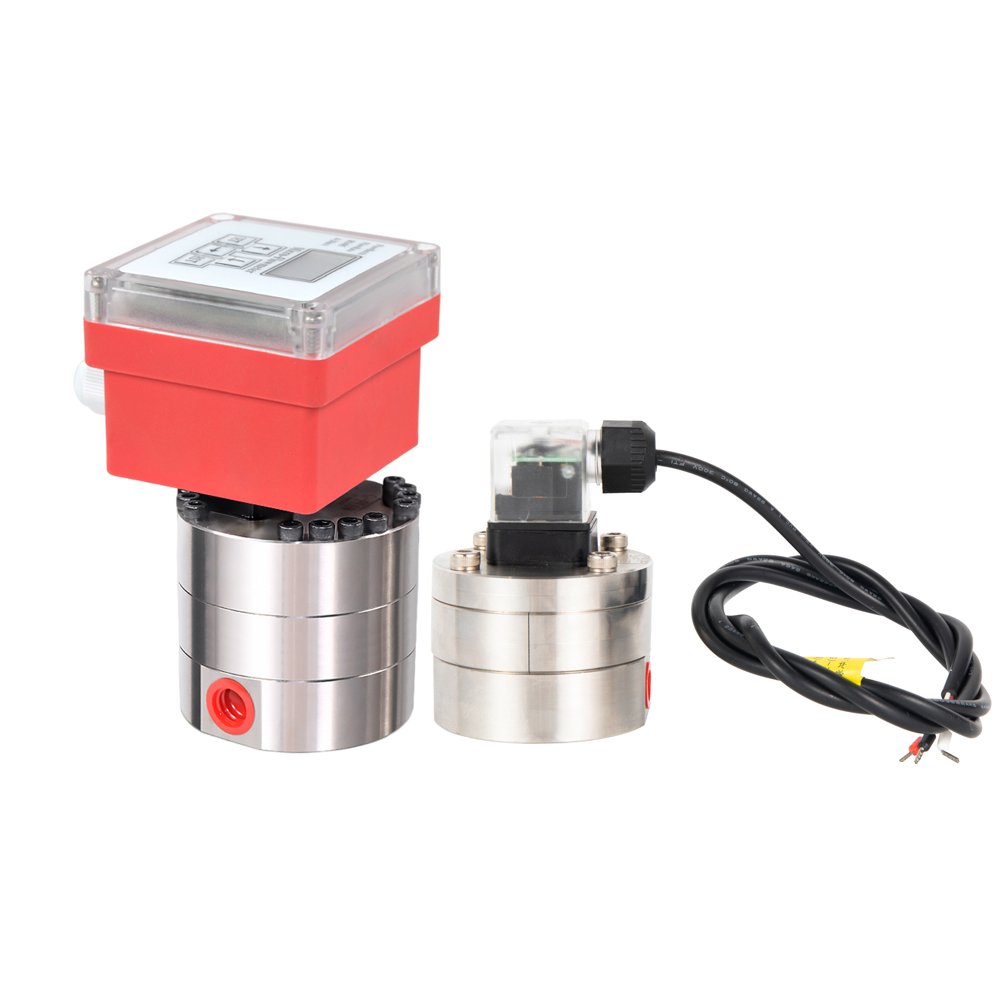 Cheap Small Flow Meter Sensor Water Fuel Oil Glue Polyurethane Micro Oval Gear Flow Meter