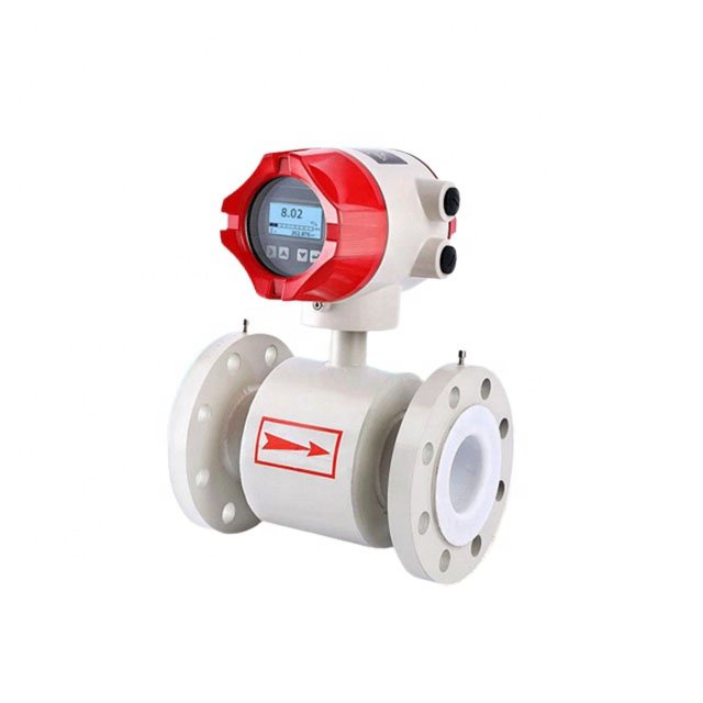 Digital High Accuracy Sewage Water Magnetic Flow Meter Sewage Treatment Electromagnetic Flowmeter Water Flow Meter