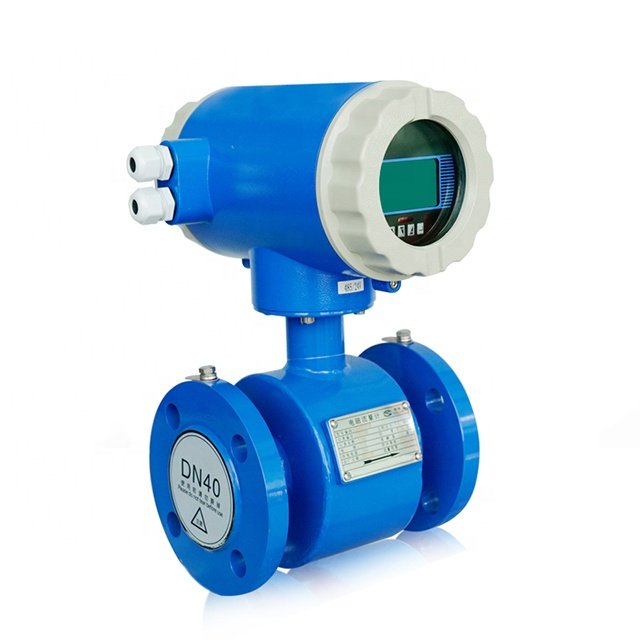 Digital High Accuracy Sewage Water Magnetic Flow Meter Sewage Treatment Electromagnetic Flowmeter Water Flow Meter