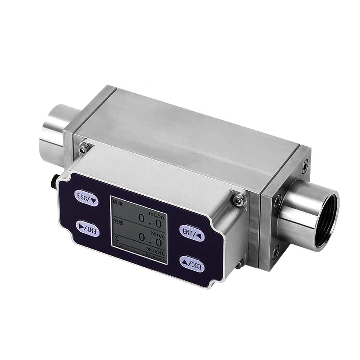 Mini Electronic Micro Hydrogen Gas Flow Meter , Low Price Micro Thermal Gas Mass Flow Meter for Hydrogen Helium Natural Gas