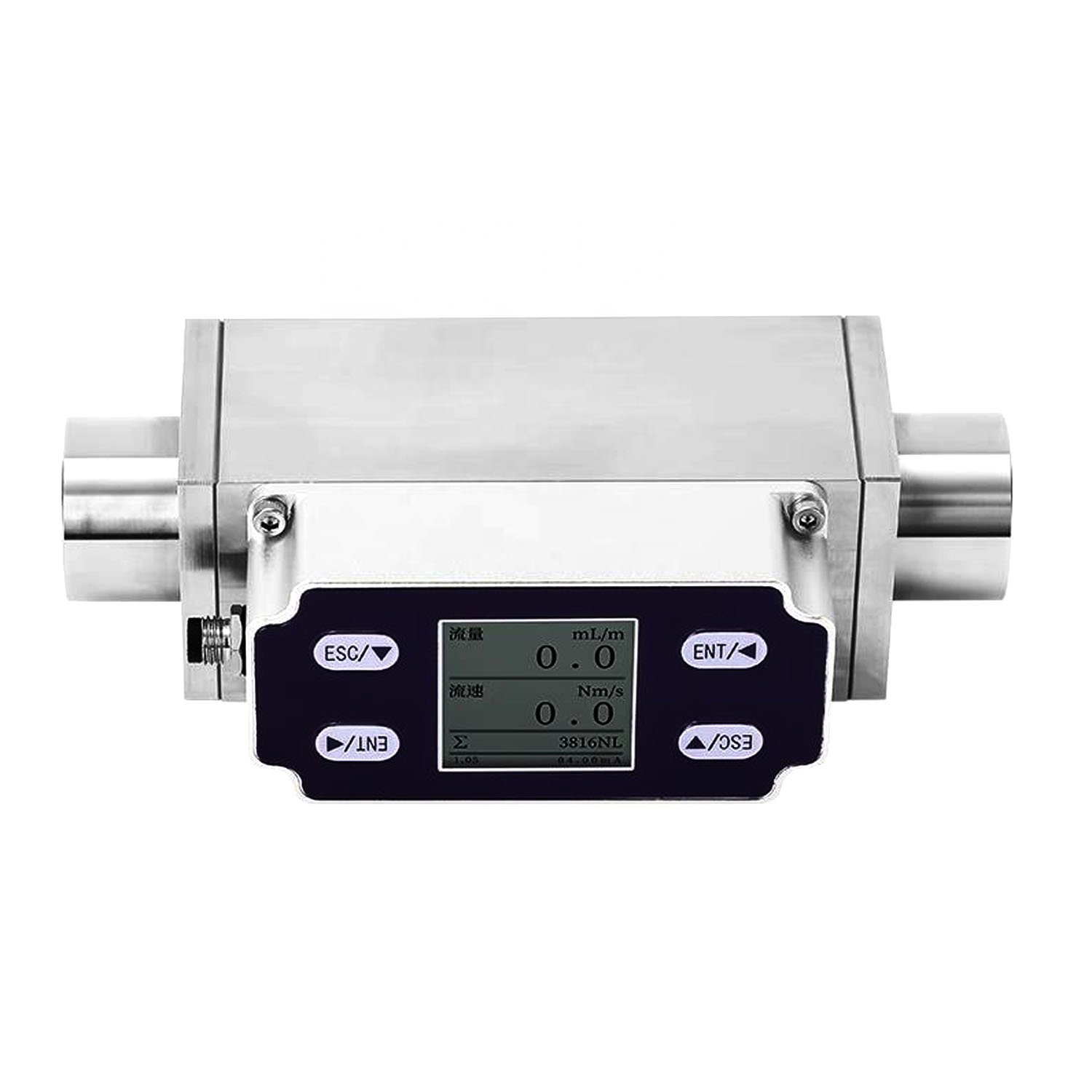 Mini Electronic Micro Hydrogen Gas Flow Meter , Low Price Micro Thermal Gas Mass Flow Meter for Hydrogen Helium Natural Gas