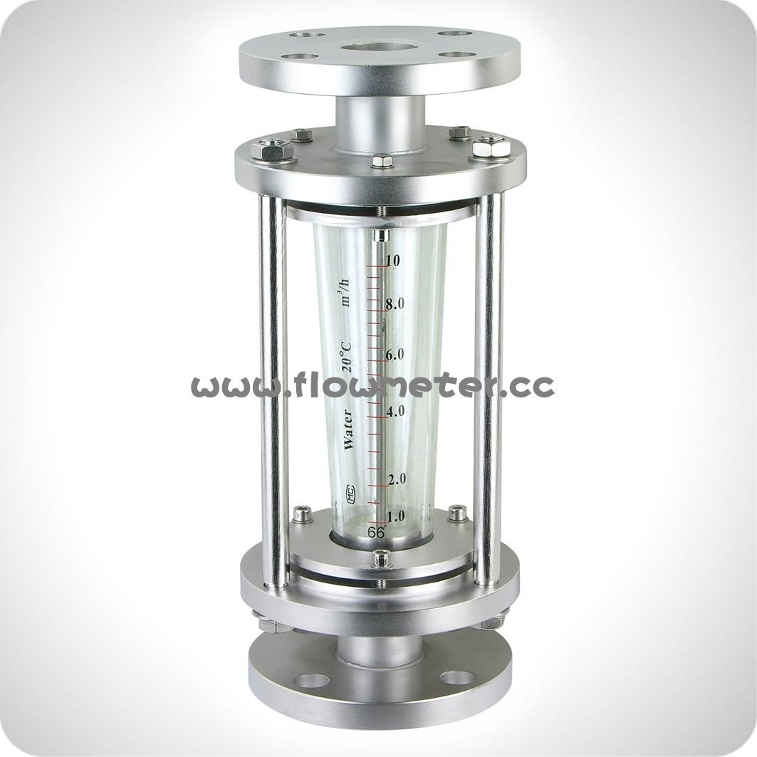 High Precision Low Price Flange or Hose Connection Water Gas Small Gas Liquid Glass Tube Rotameter Flow Meter Flowmeter