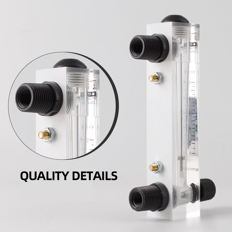 OEM/ODM Lzm Digital Glass Tube Flow Meter Panel Type Liquid Rotameter Gas Panel Type