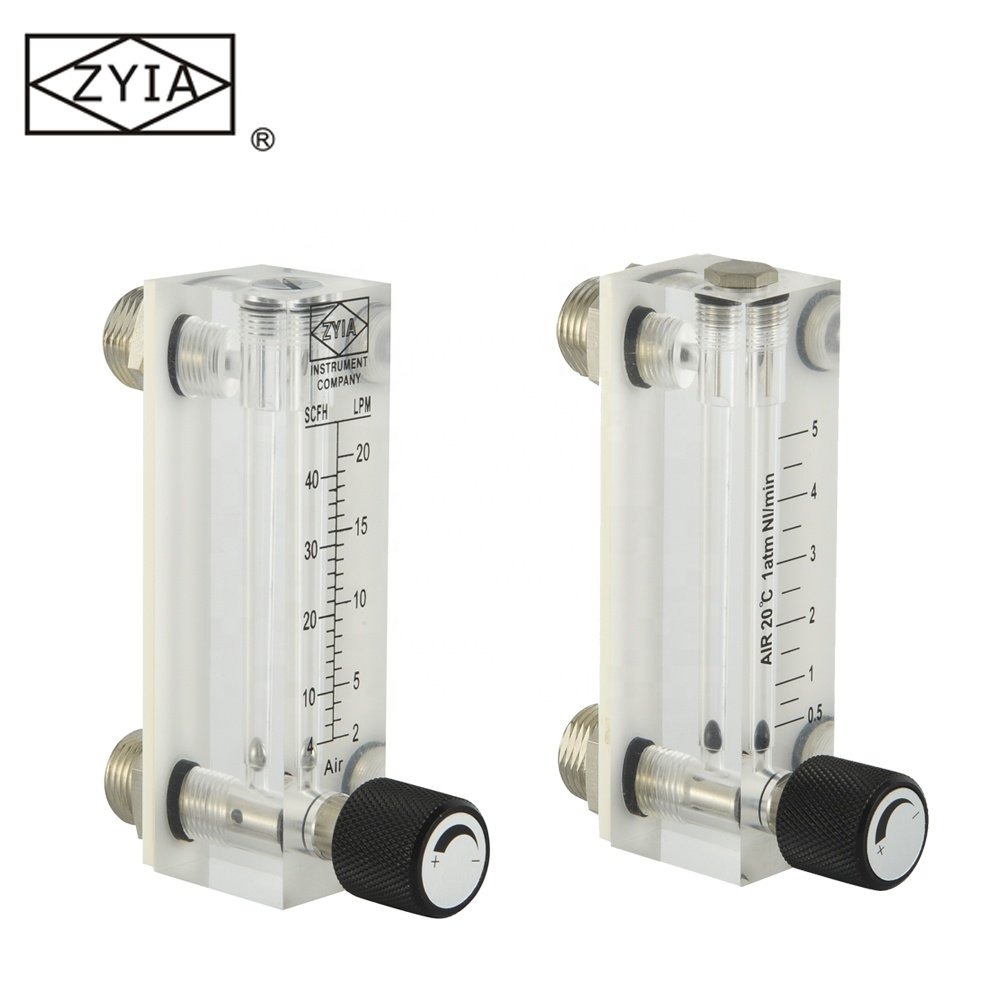 Stock Low Cost Industrial Mini Mechanical Clamp on Rotameter RO Water Flow Meter,natural Gas Flow Meter