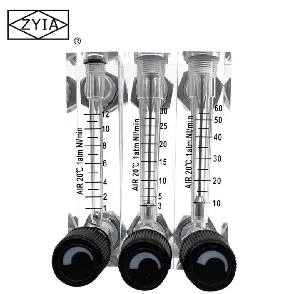 Stock Low Cost Industrial Mini Mechanical Clamp on Rotameter RO Water Flow Meter,natural Gas Flow Meter