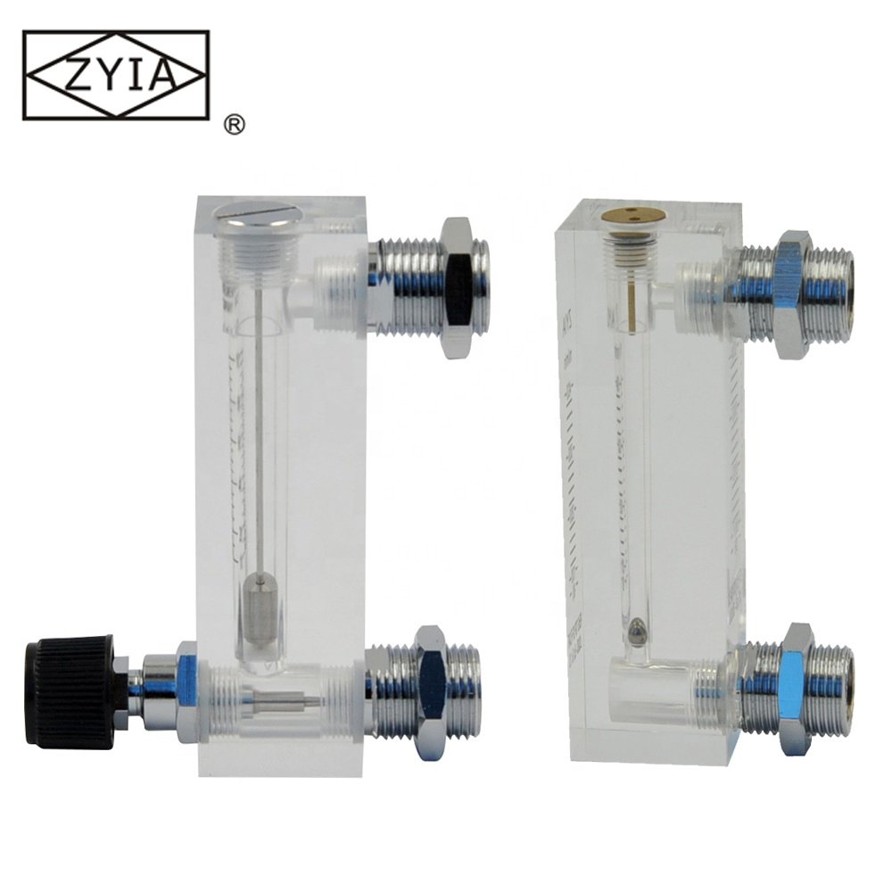 Stock Low Cost Industrial Mini Mechanical Clamp on Rotameter RO Water Flow Meter,natural Gas Flow Meter