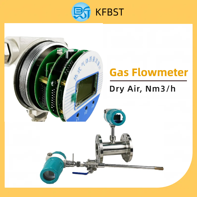 DN150 Flowmeter Meter Gas Flow Meters Prices Co2 Thermal Mass Flowmeters