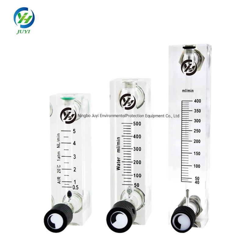Low Cost Adjustable Panel Type Laboratory Compressed Air Flow Meter Gas Analyzer Miniature Acrylic Rotameter OEM Customized