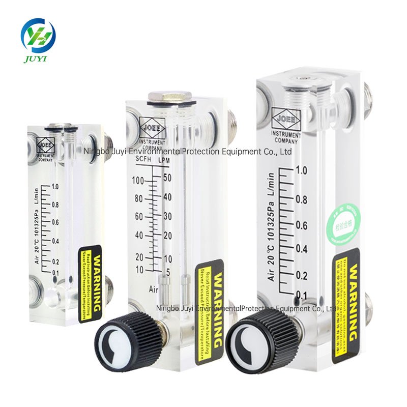 Low Cost Adjustable Panel Type Laboratory Compressed Air Flow Meter Gas Analyzer Miniature Acrylic Rotameter OEM Customized