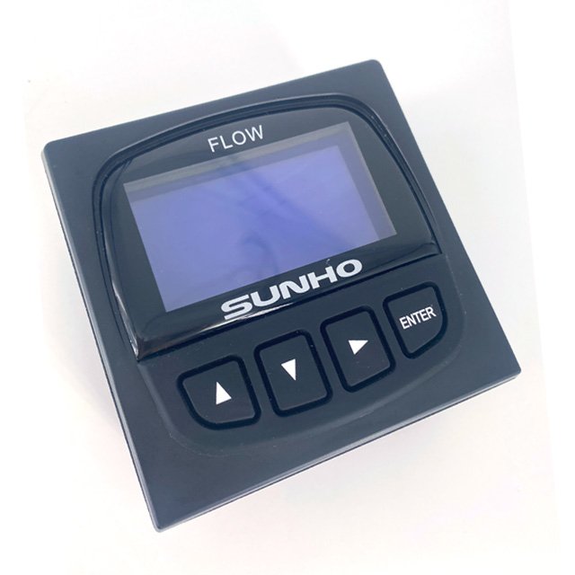 FL8450 SUNHO Online Digital 4 20mA Flow Meter Turbine Flow Water Analysis Meter Monitoring Controller With Turbine Flow Sensor