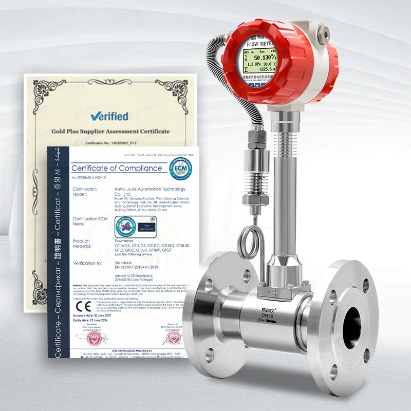 Gas Sensor Air Nature Gas Lpg Gas Meter RS485 MODBUS Vortex Steam Flow Meter