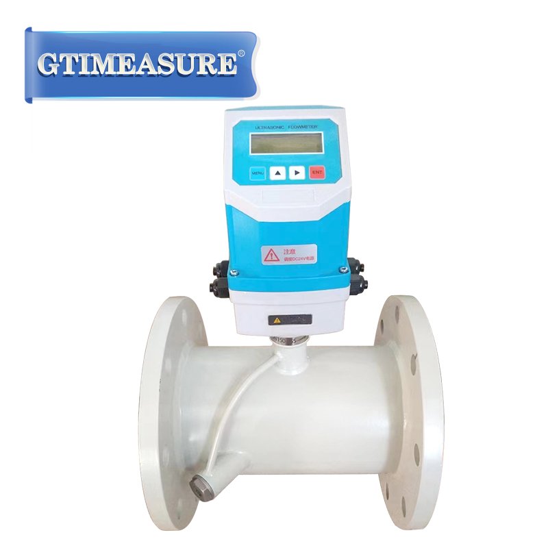 Digital Clamp on Ultrasonic Flowmeter Portable Wall Mounted External Ultrasonic Water Flow Meter