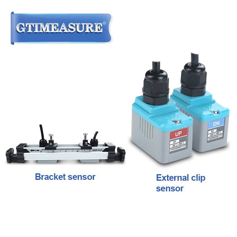 Digital Clamp on Ultrasonic Flowmeter Portable Wall Mounted External Ultrasonic Water Flow Meter