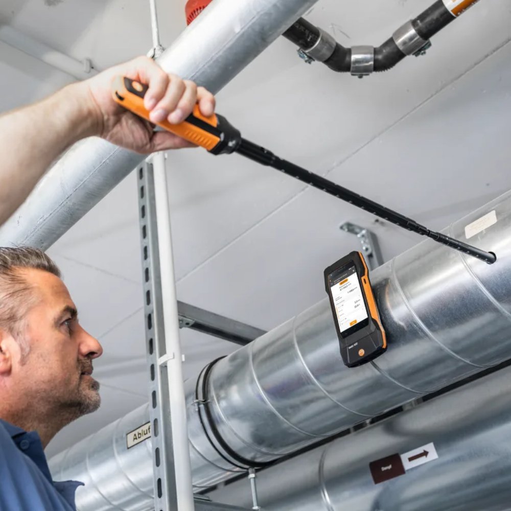 Smart Testo 400 Universal IAQ Instrument air Flow Kit With 16 mm Vane Probe