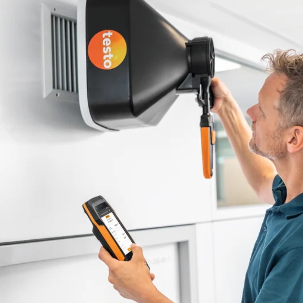 Smart Testo 400 Universal IAQ Instrument air Flow Kit With 16 mm Vane Probe