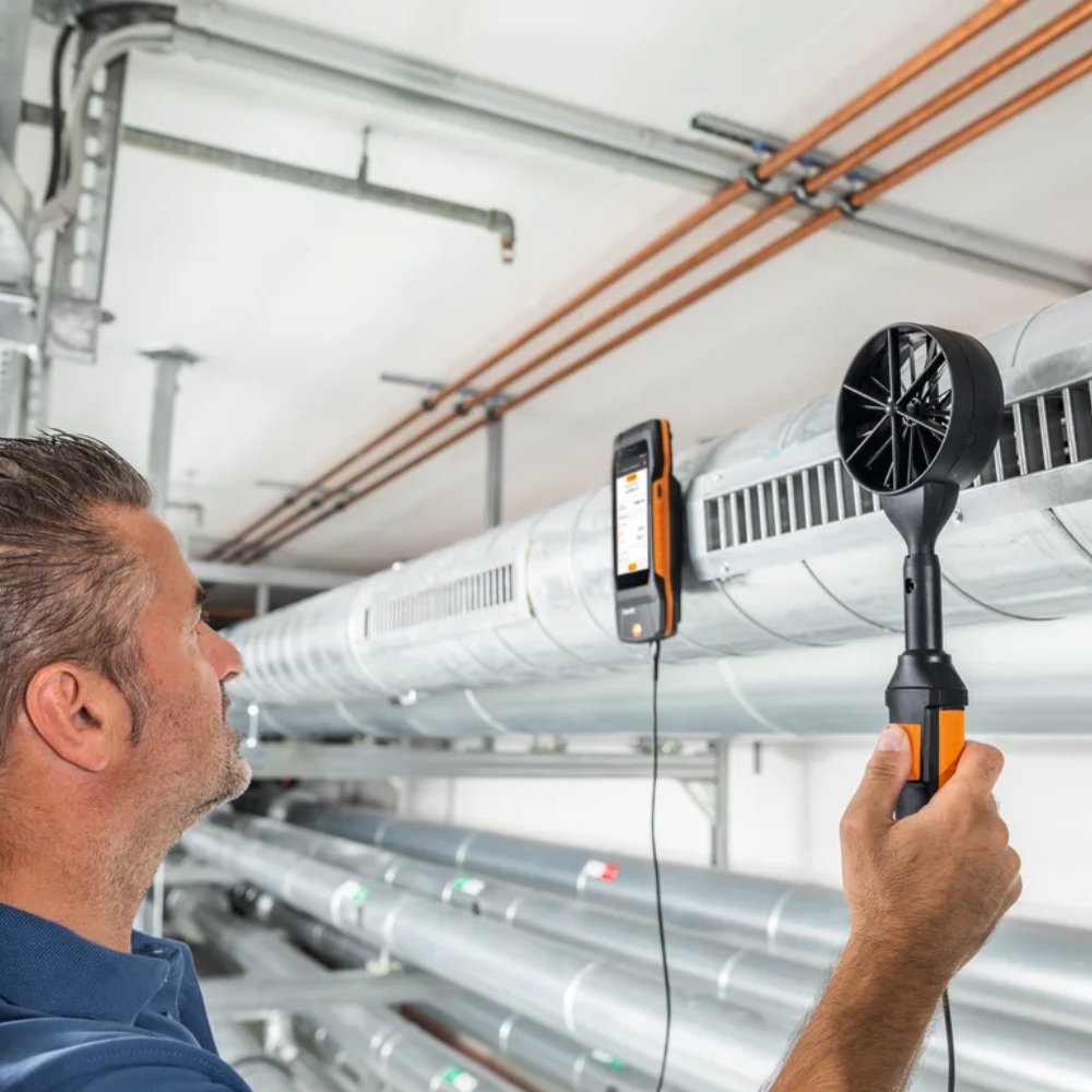 Smart Testo 400 Universal IAQ Instrument air Flow Kit With 16 mm Vane Probe