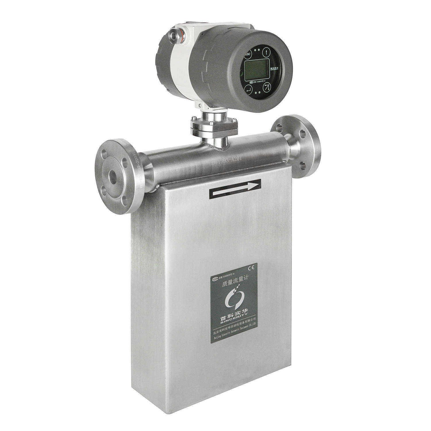 V Shaped Compressed Air Fuel Flow Meter Digital Salt Water Thermal Mass Flow Meter Hydraulic Oil