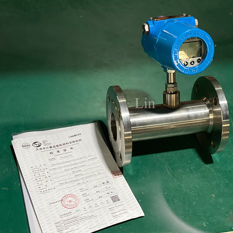 CO2 N2 Biogas Ammonia Oxygen Propane Chlorine Gas Thermal Mass Flow Meter Hydrogen Air Flow Meters Sensor