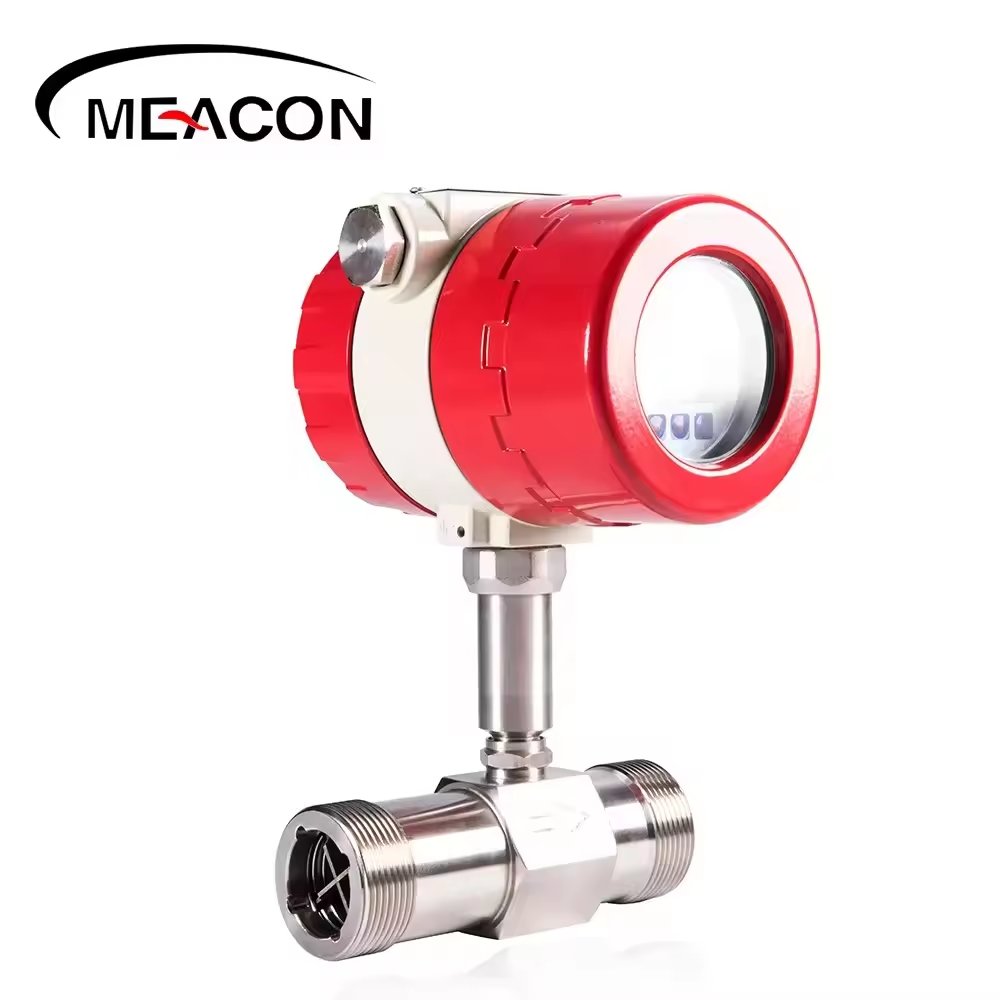 High Accuracy Stainless Steel Dn100 Electronic Turbine Flow Meter for air Turbine Flow Meter