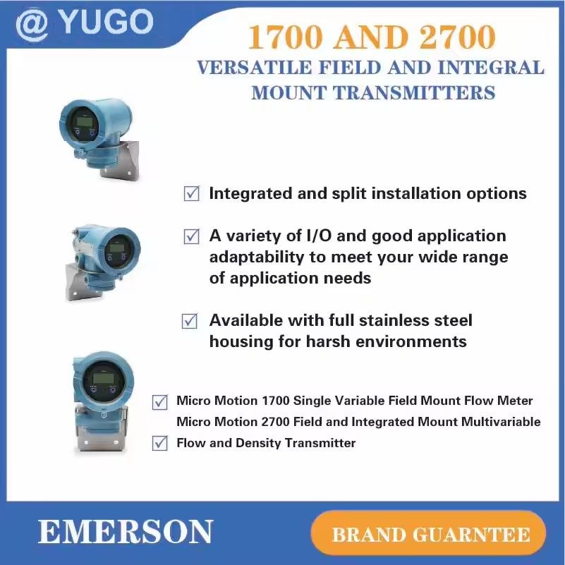 OED Emerson CMF100M/L/A High precision explosion-proof type Mass flowmeter For liquid gas other media