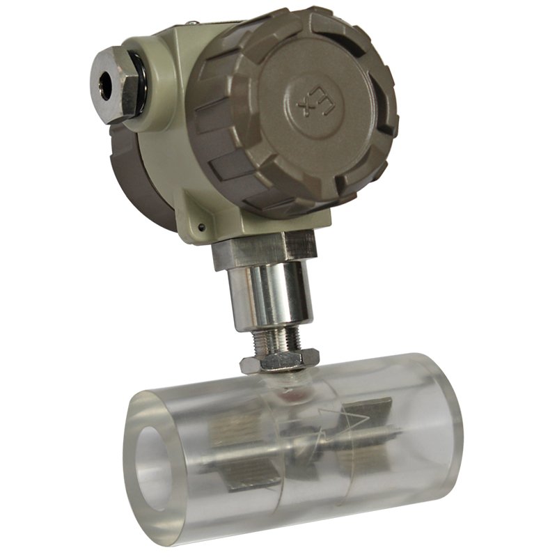 Oil Flow Meter High Viscosity Turbine Gas Thread Flange Tri-Clamp Type Connecting Water