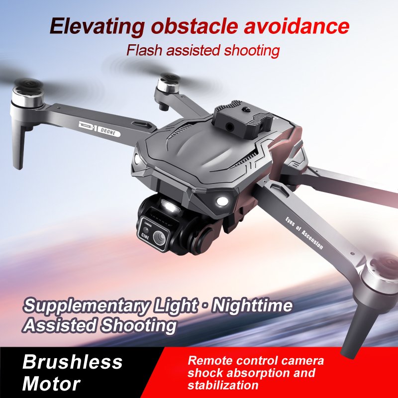 Drone 4k Profesional Camera Lifting and Adjustable Obstacle Avoidance Brushless Optical Foldable Quadcopter Dron Toys