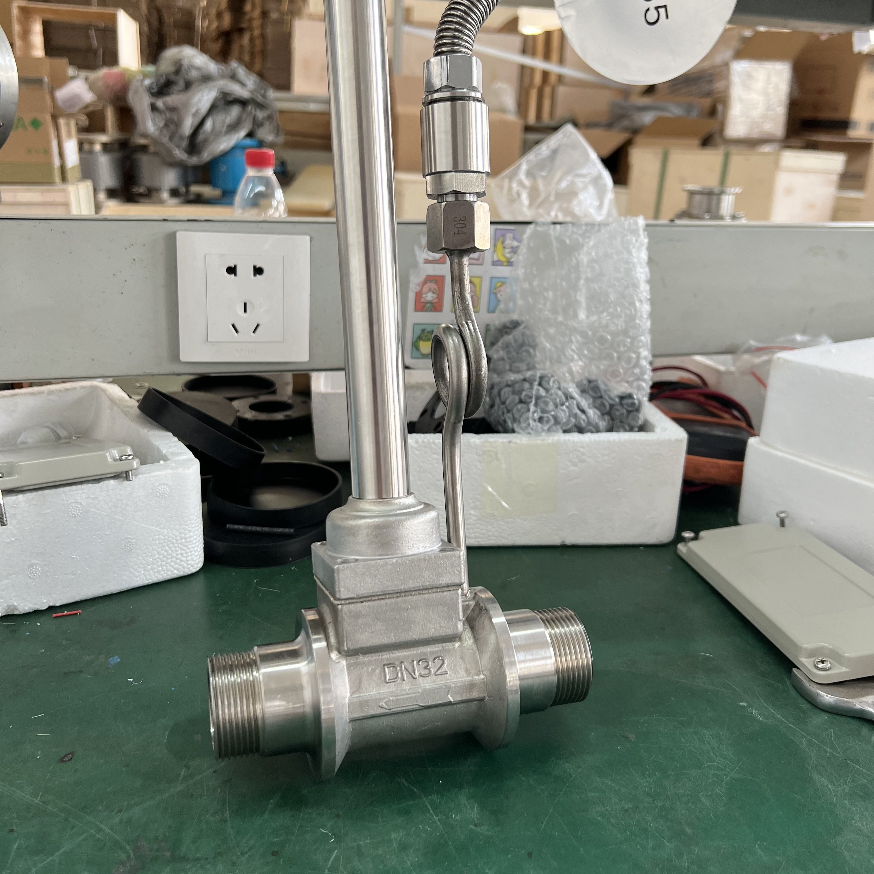 Clamp On/Thread/Flange Connection Air Gas 220VAC Vortex Flowmeter
