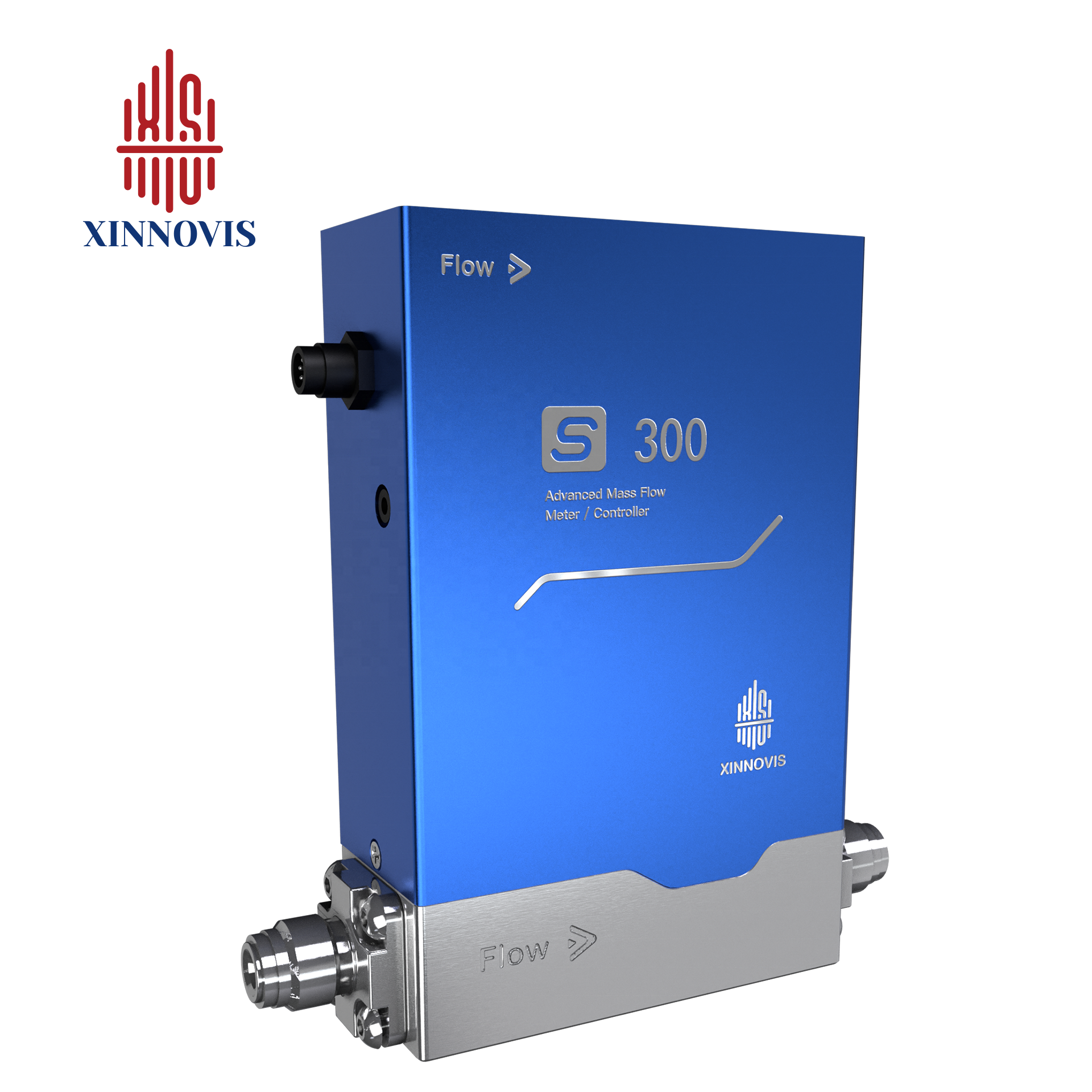 S300 Mass Flow Controller for O2 Air Ar CH4 He SiH4 NH3 with RS485/EtherCat/0-5V/4-20mA/Profibus for Solar Energy Industry