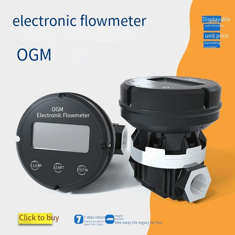 OEM Multiple Connector Combinations Definition Precision Display Oval Gear Fuel Micro Flow Meter K24 Digital Flow Meter