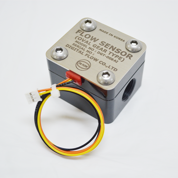 DGT-008AI Flow Meter/Sensor Oval Gear Type Internal Thread Type Flow Meter/sensor for Measuring or Checking the Flow or Level O