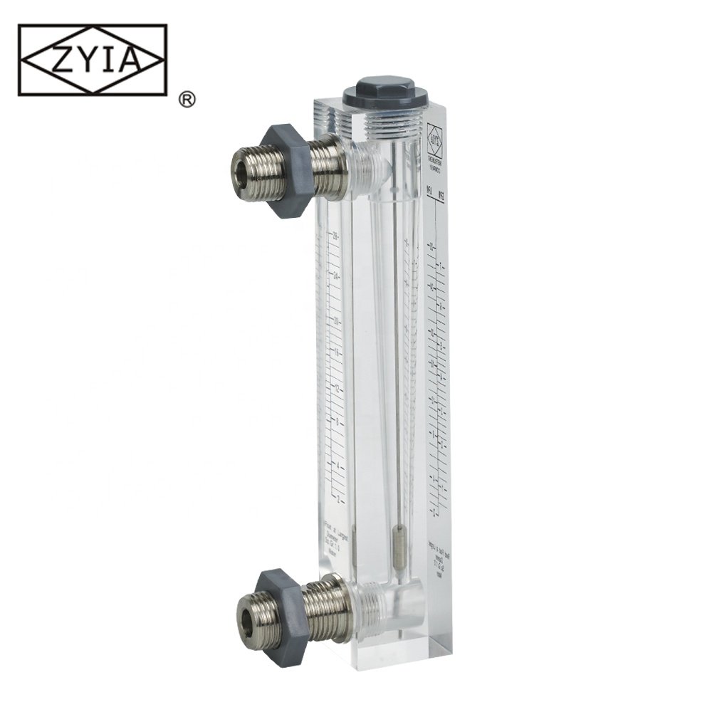 Acrylic Adjustable Flowmeter air Rotameter Gas Oxygen Rotameter