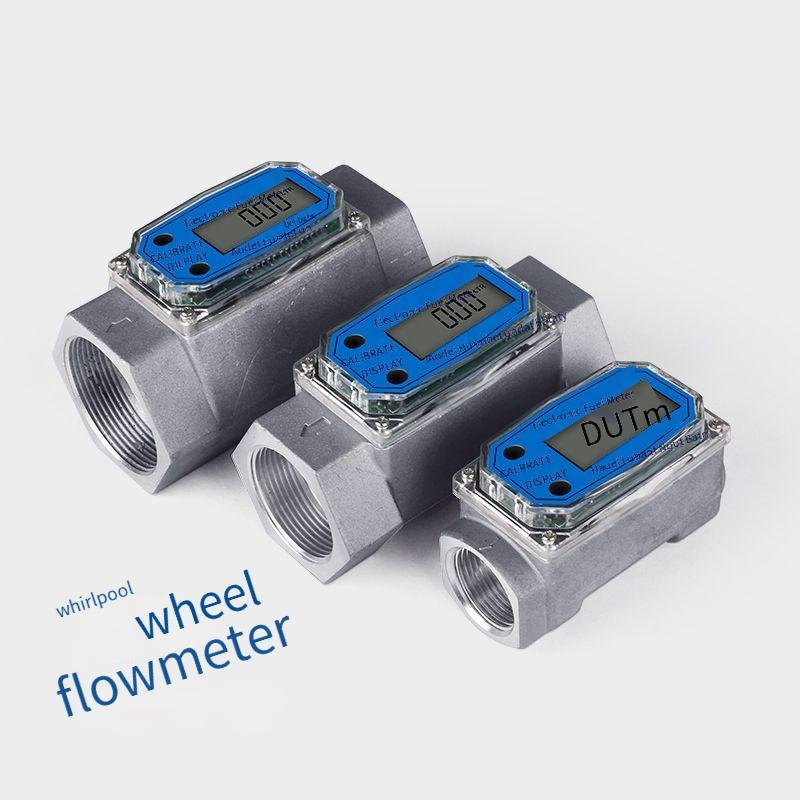 Customized Multiple Size High Precision Mini Turbine Flowmeter Electronic Digital Turbine Flow Meter for Oil or Water Flow Meter