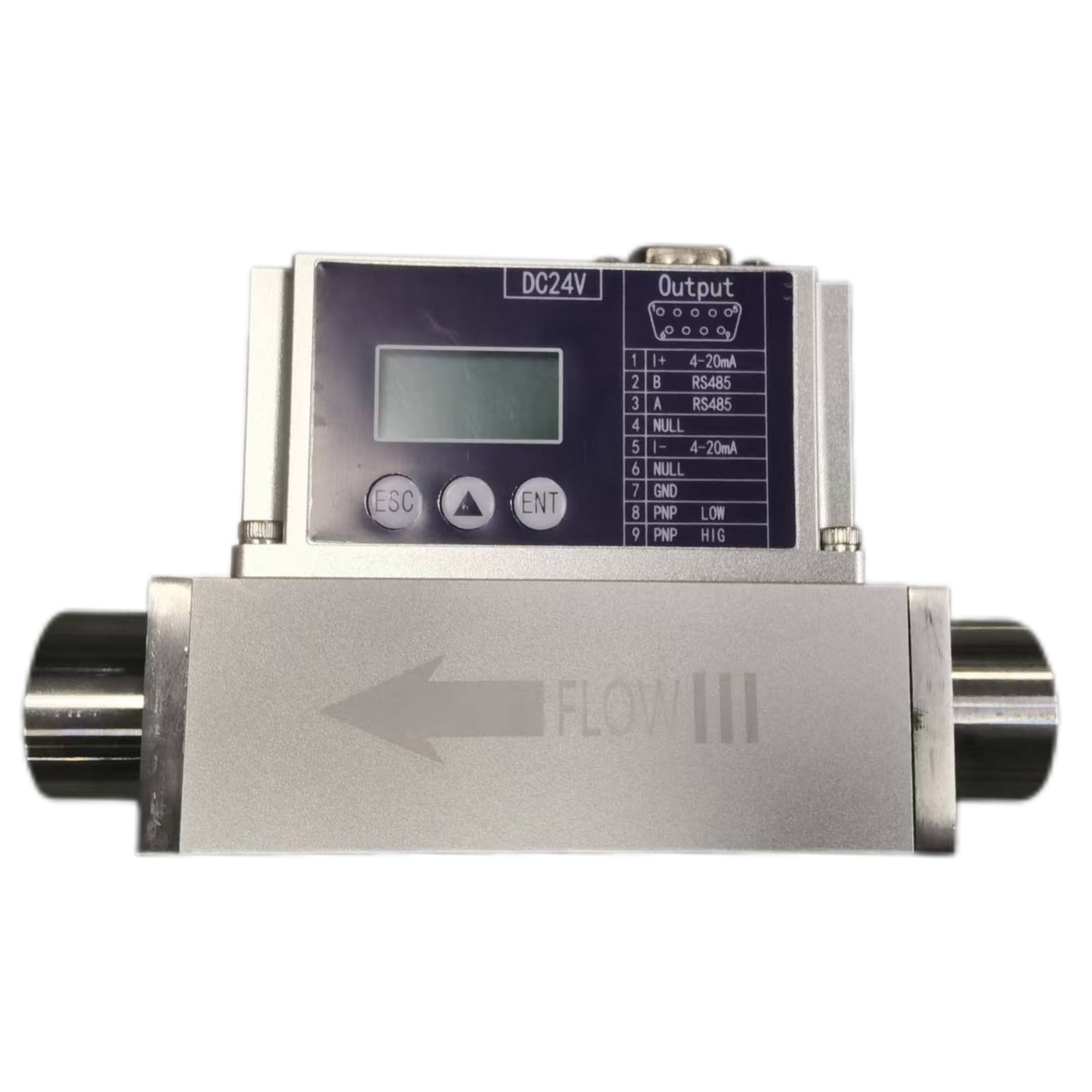 4-20mA RS485 Micro Gas Mass Flowmeter MODBUS Medium Temperature -10℃ ~ +50