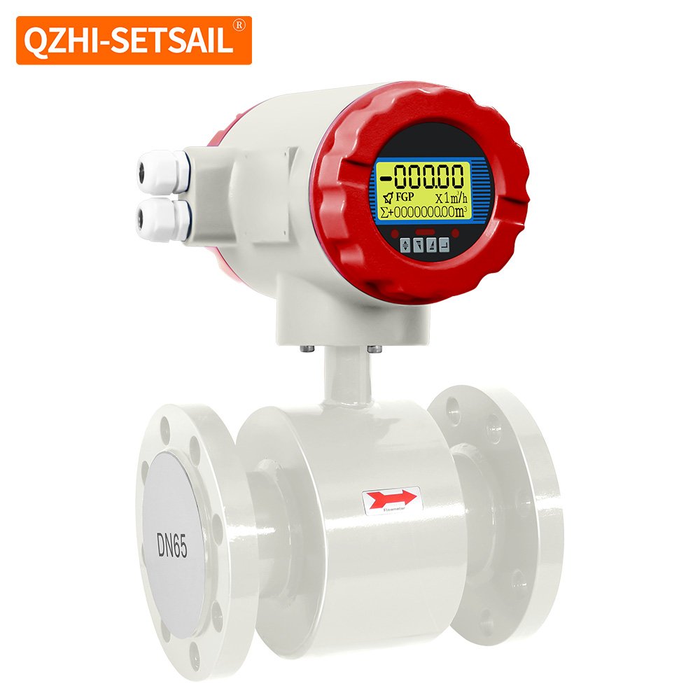 CE Liquid Flow Meter Water Sensor Electromagnetic Flowmeter Air Conditioner Hot Cold Water Heat Measurement of Circulating Water