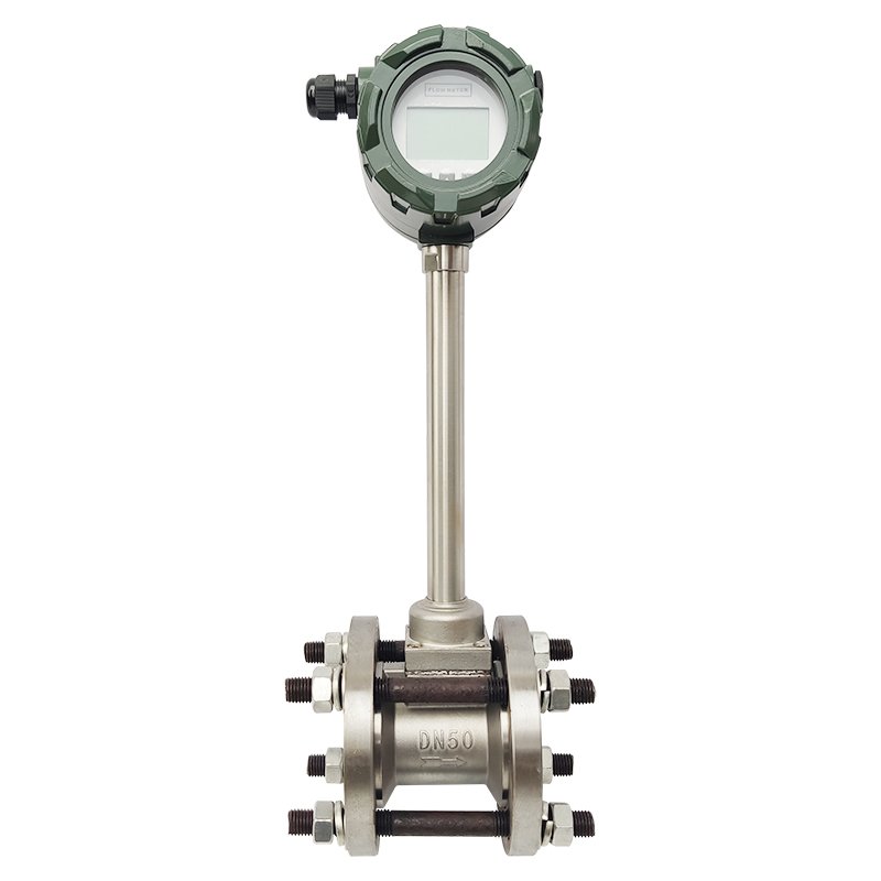 High Accuracy 4 Inch DN100 Pipeline Digital Boiler Gas Vortex Flowmeter 4-20mA High Temperature Saturated Steam Flow Meter