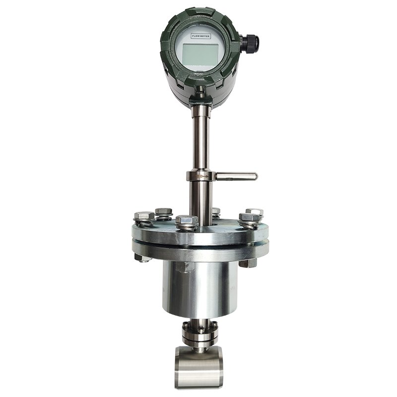 High Accuracy 4 Inch DN100 Pipeline Digital Boiler Gas Vortex Flowmeter 4-20mA High Temperature Saturated Steam Flow Meter