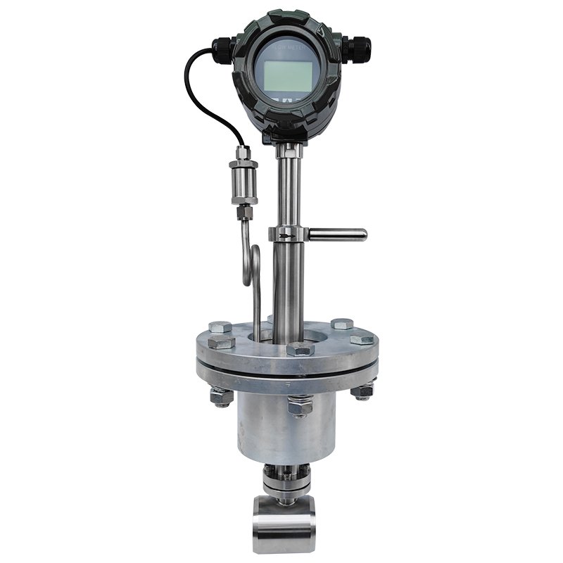 High Accuracy 4 Inch DN100 Pipeline Digital Boiler Gas Vortex Flowmeter 4-20mA High Temperature Saturated Steam Flow Meter