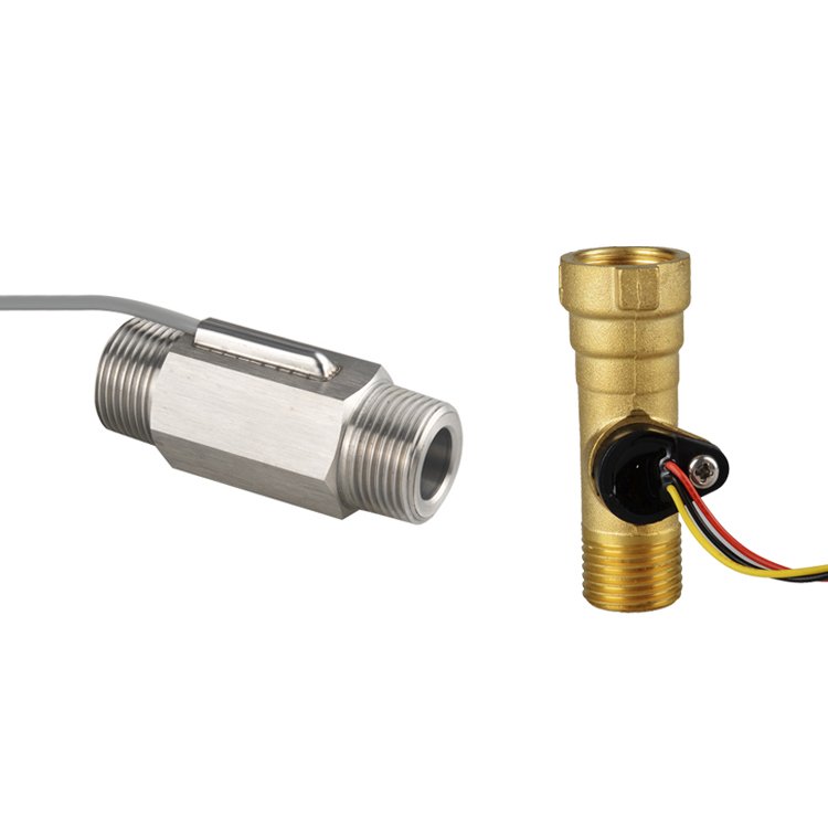 1/4" Low Water Plastic Flow Sensor Metering 0.3~5LPM With 3 Wires FHS-4P