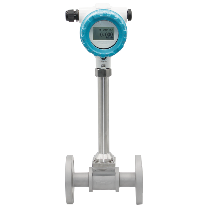 Propane Gas Flow Meter With Temperature and Pressure Compensation Hart Steam Vortex Flow Meter