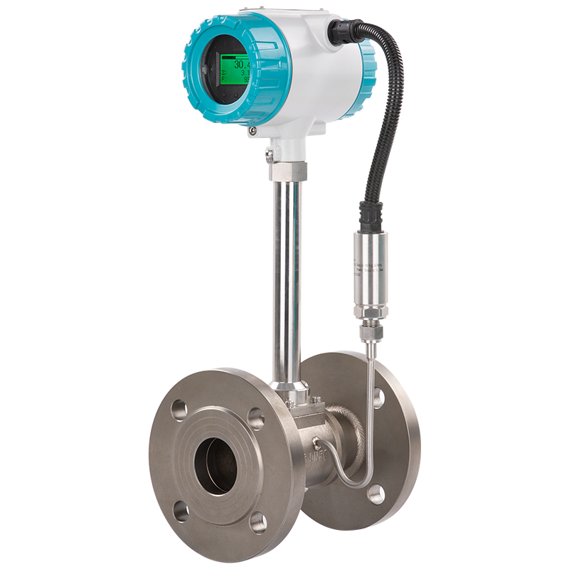 Propane Gas Flow Meter With Temperature and Pressure Compensation Hart Steam Vortex Flow Meter