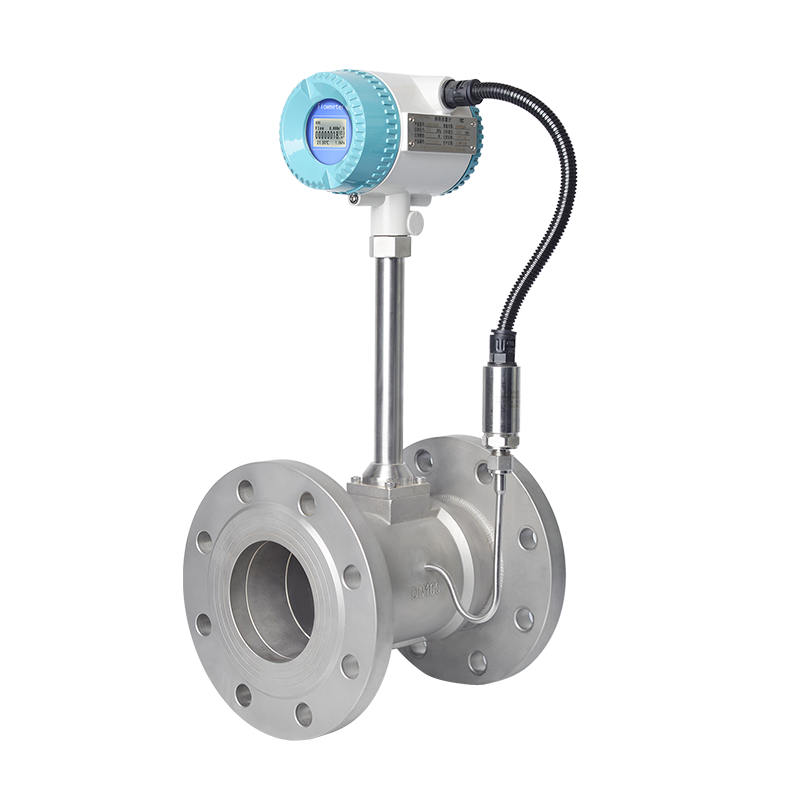 Propane Gas Flow Meter With Temperature and Pressure Compensation Hart Steam Vortex Flow Meter