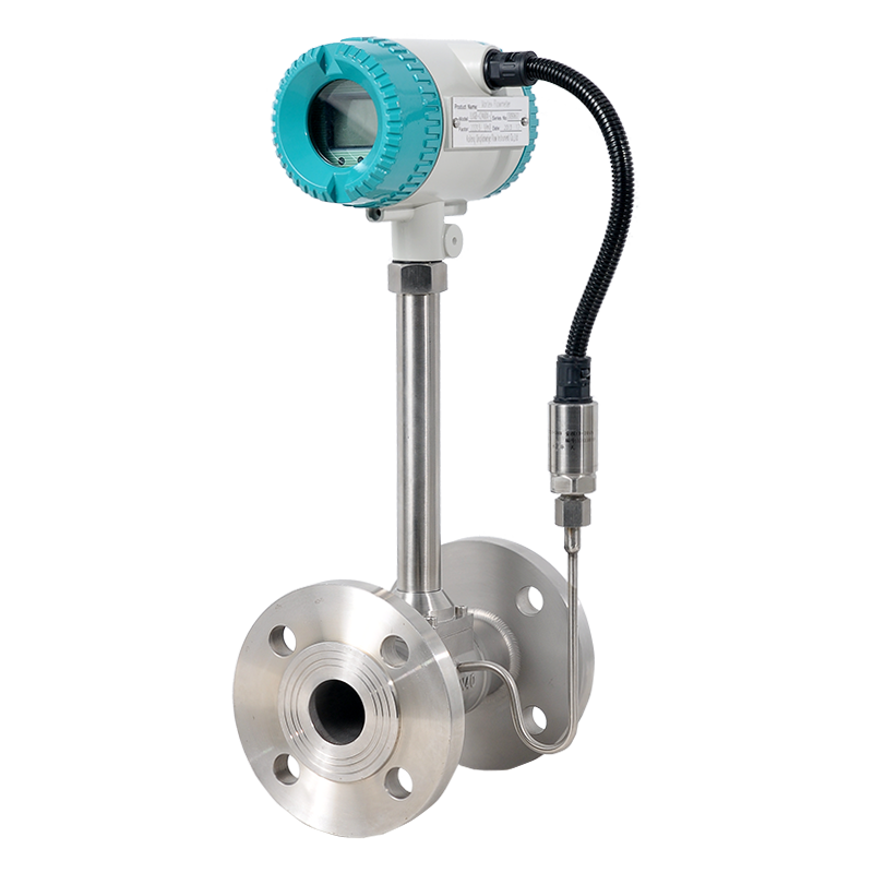 Propane Gas Flow Meter With Temperature and Pressure Compensation Hart Steam Vortex Flow Meter