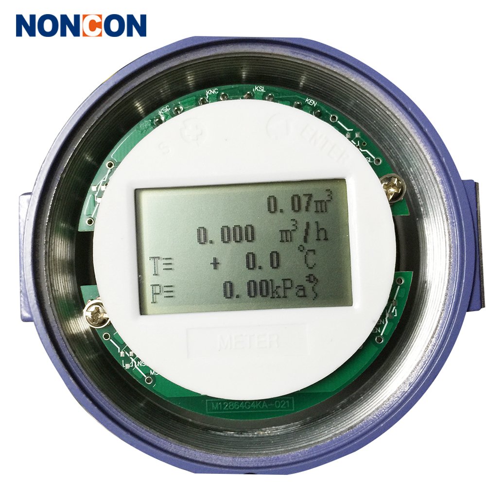 NONCON Factory China Supplier vortex Steam Flow Meter lpg Gas Liquid Flow Meter